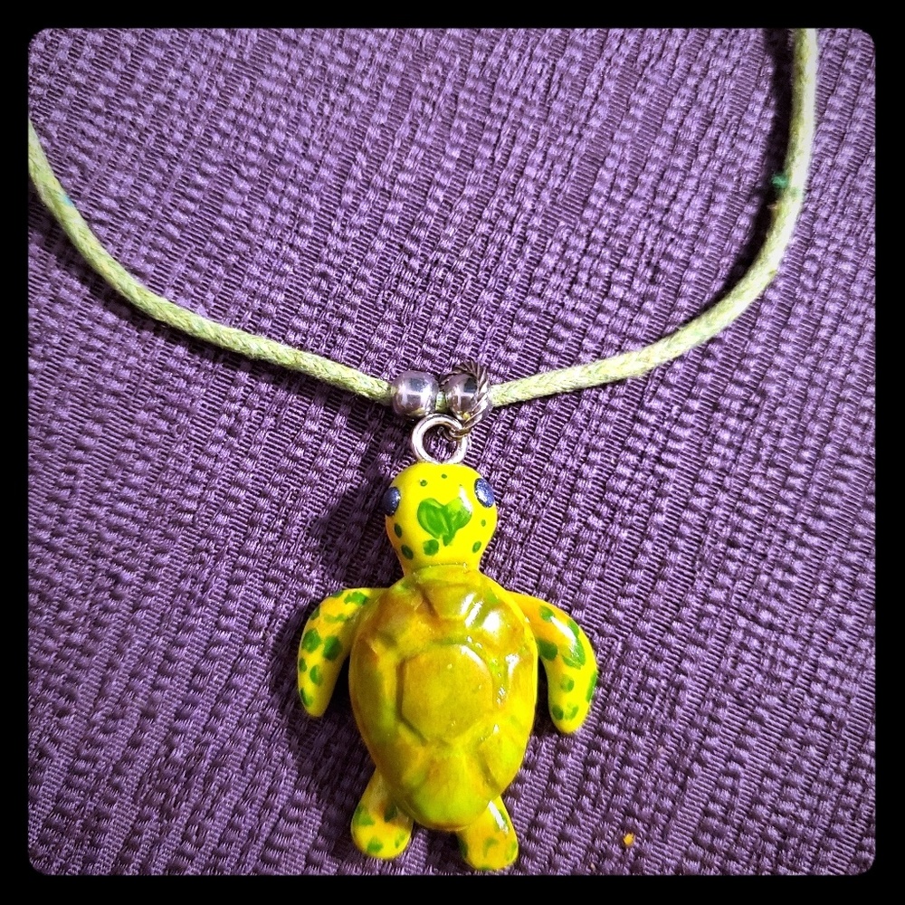 Handcrafted Sea Turtle Pendant